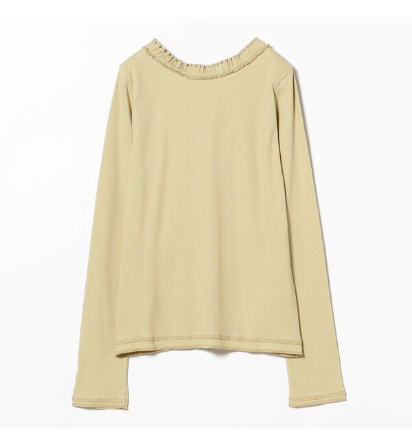 Ray BEAMS 「ギャザー ブレード Vネック トップス」|その他|