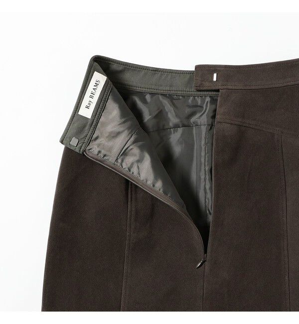 Ray BEAMS 「フロッキー ジップ スリット スカート」|スカート|