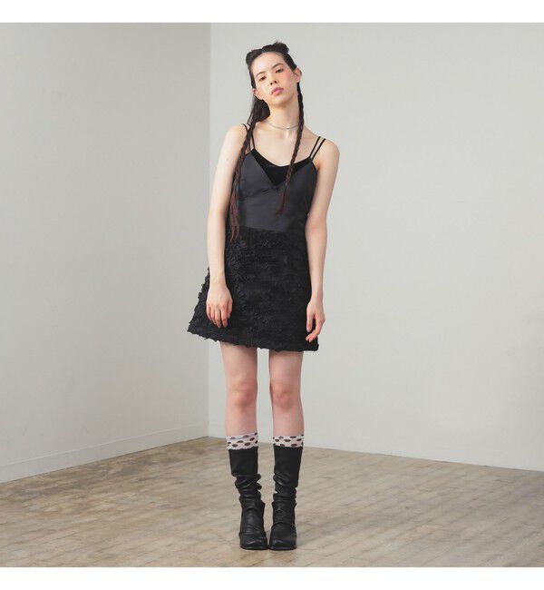 Ray BEAMS 「テープ刺繍 キャミソール ワンピース」|ワンピース|