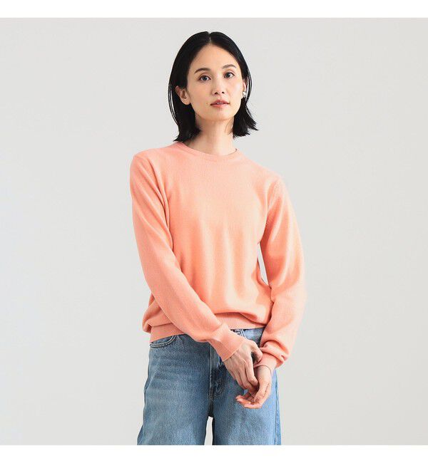 Demi-Luxe BEAMS 「【別注】SLOANE / 12ゲージ カシミヤ クルーネック ニット」|ニット・セーター|別注CORAL