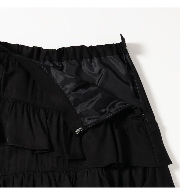 Ray BEAMS 「アシンメトリー フリル ティアード スカート」|スカート|