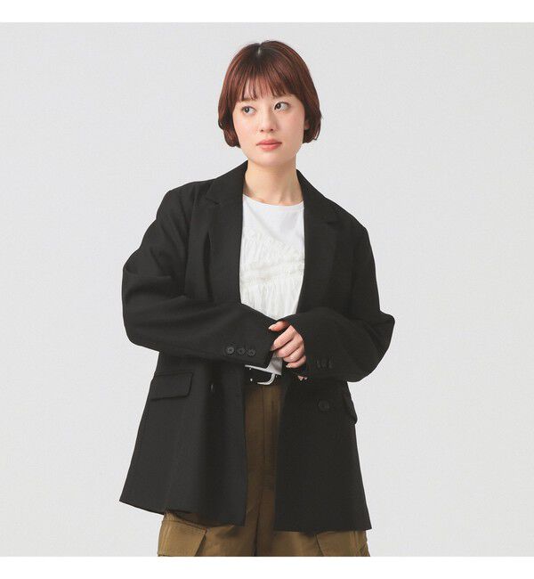 Ray BEAMS 「4ボタン ダブル テーラード ジャケット」|ダッフルコート|