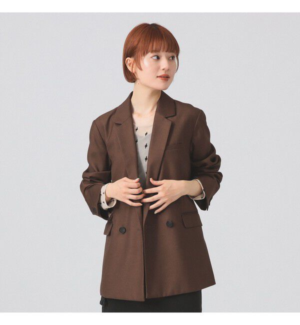 Ray BEAMS 「4ボタン ダブル テーラード ジャケット」|ダッフルコート|