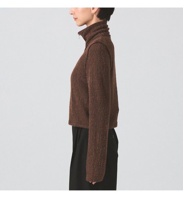 Ray BEAMS 「シャギー ジップ カーディガン」|カーディガン|