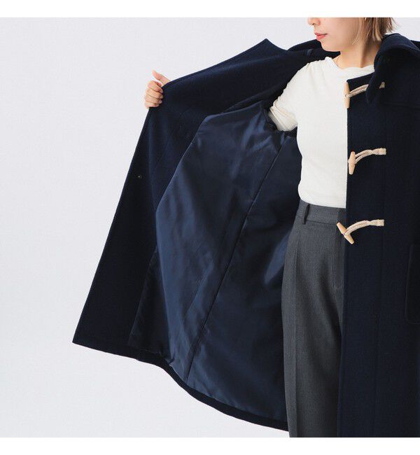 BEAMSBOY「モッサー ロング ダッフルコート 25FW」|ダッフルコート|