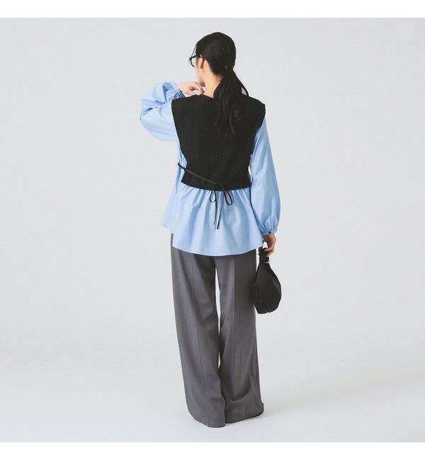 Ray BEAMS 「ケーブル ジャガード キリカエ シャツ」|シャツ・ブラウス|