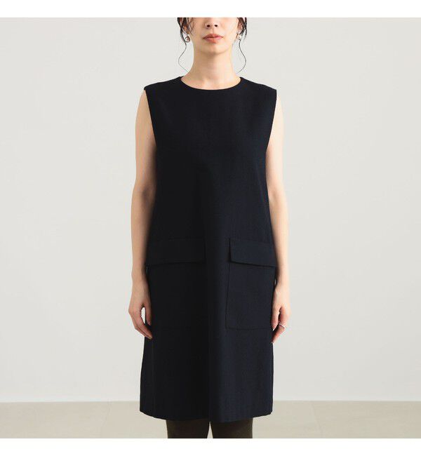 Demi-Luxe BEAMS 「AK+1 / ウール ソリッド ミニワンピース」|ワンピース|