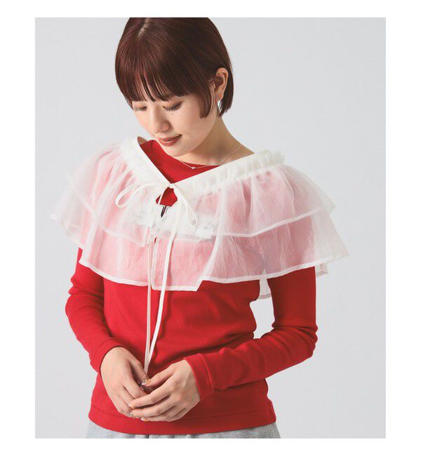 Ray BEAMS 「フリルベルト セット スウェットパンツ」|チノ|