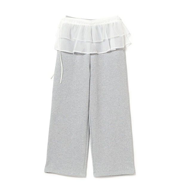 Ray BEAMS 「フリルベルト セット スウェットパンツ」|チノ|