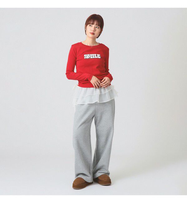 Ray BEAMS 「【別注】athletic wear MASON / メッセージ ロングスリーブ Tシャツ」|Tシャツ・カットソー|