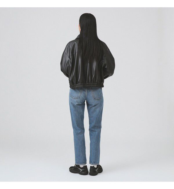Ray BEAMS 「フェイクレザー ジップ ブルゾン」|ブルゾン・スタジャン|