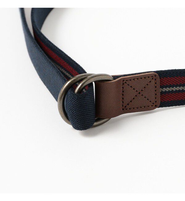 BEAMSBOY「GEVAERT BANDWEVERIJ / 30mm ストライプ ライン ベルト」|ベルト|