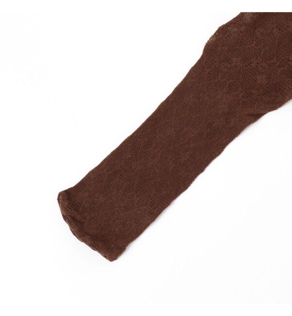 Ray BEAMS 「I Hate Monday / Flower Jacquard Lace ストッキング」|タイツ・ストッキング|