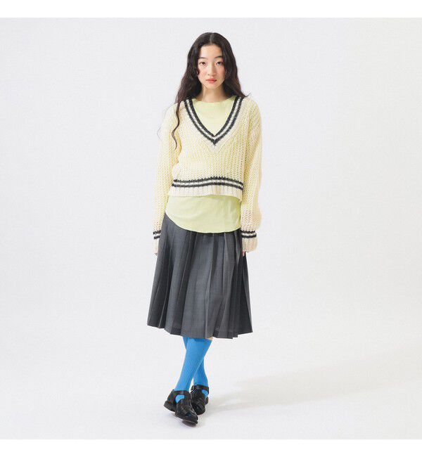 BEAMSBOY「Vネック ライン プルオーバー」|ニット・セーター|