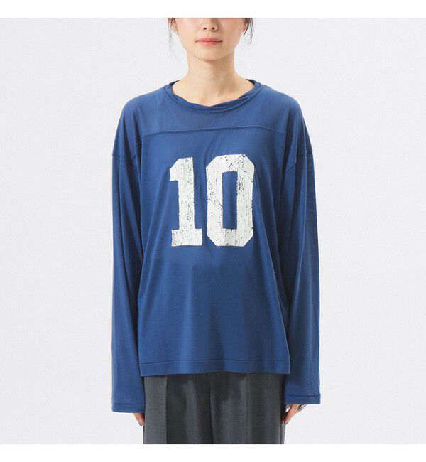 BEAMSBOY「シアー ナンバリング フットボール」|Tシャツ・カットソー|