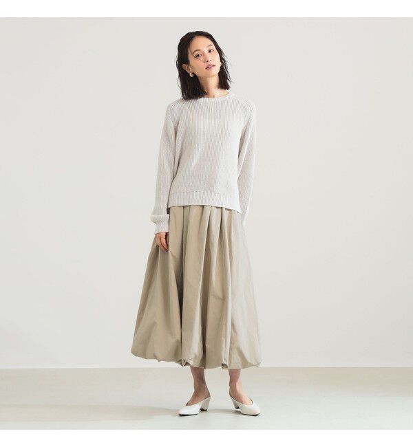 Demi-Luxe BEAMS 「5ゲージ コットン 畦編み プルオーバー」|ニット・セーター|