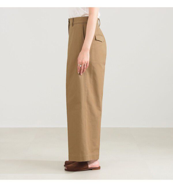 Demi-Luxe BEAMS 「タック チノ ワイドパンツ」|チノ|