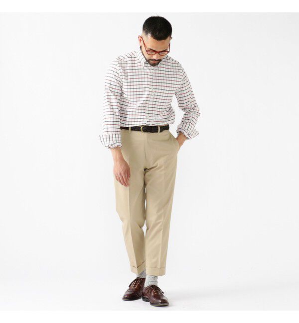 BEAMS PLUS「BEAMS PLUS / コットンツイル アイビー トラウザーズ アンクルカット」|その他|