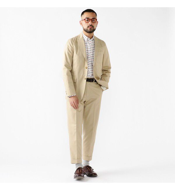 BEAMS PLUS「BEAMS PLUS / コットンツイル アイビー トラウザーズ アンクルカット」|その他|