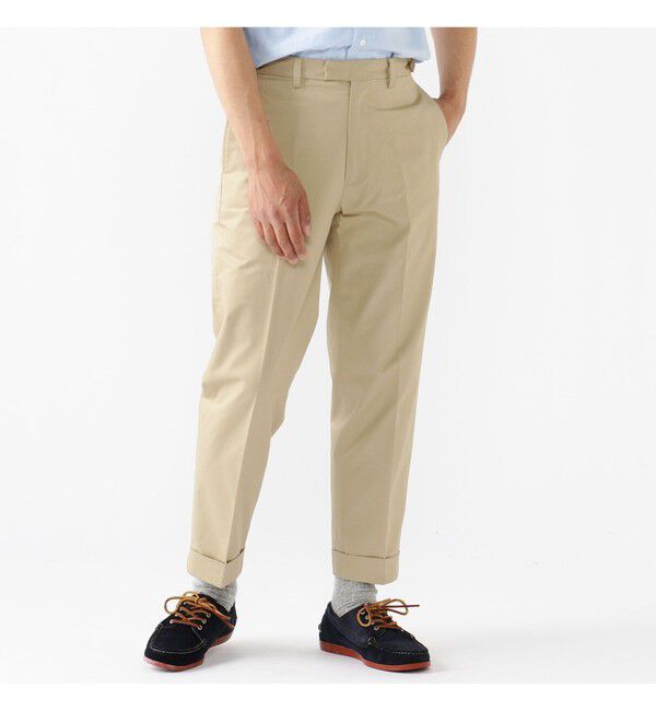 BEAMS PLUS「BEAMS PLUS / コットンツイル アイビー トラウザーズ アンクルカット」|その他|