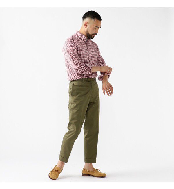 BEAMS PLUS「BEAMS PLUS / コットンツイル アイビー トラウザーズ アンクルカット」|その他|