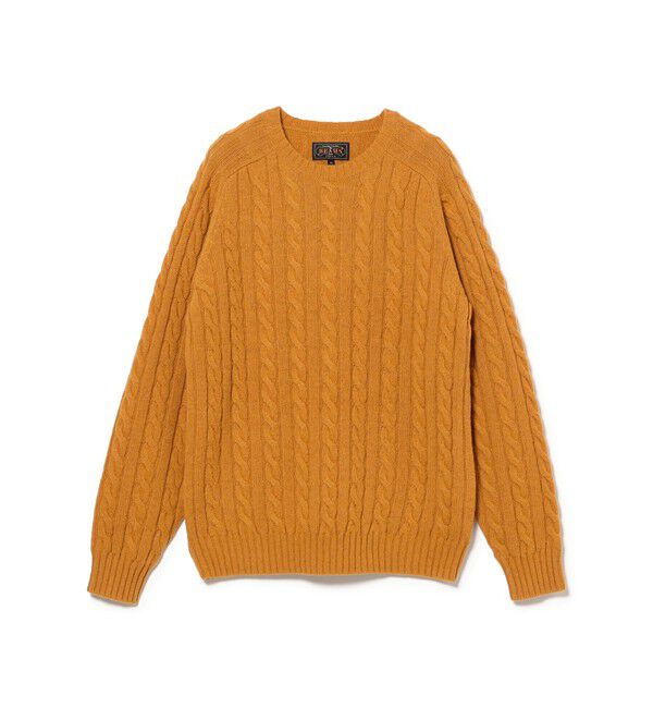 BEAMS PLUS「5ゲージ ケーブル クルーネック」|ニット・セーター|