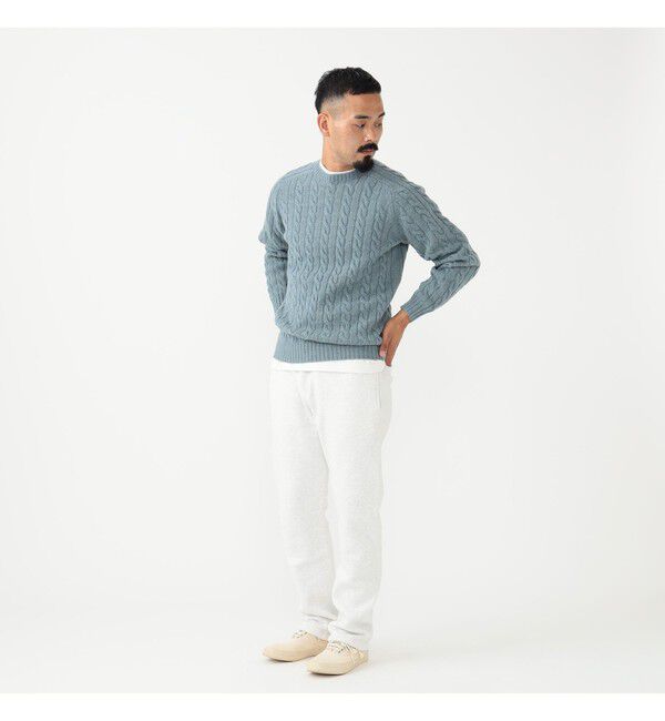 BEAMS PLUS「5ゲージ ケーブル クルーネック」|ニット・セーター|