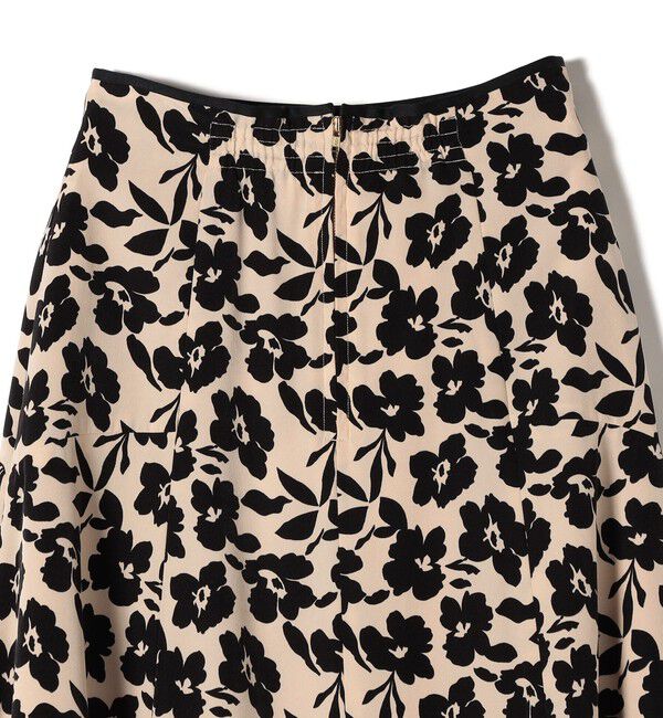 SHIPS for women「*〈手洗い可能〉ドット / 花柄 切替 セミフレア スカート ◇」|スカート|