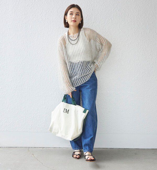 SHIPS for women「〈手洗い可能〉モヘヤ メッシュ プルオーバー◇」|ニット・セーター|