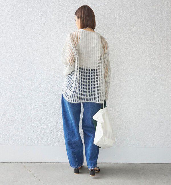 SHIPS for women「〈手洗い可能〉モヘヤ メッシュ プルオーバー◇」|ニット・セーター|