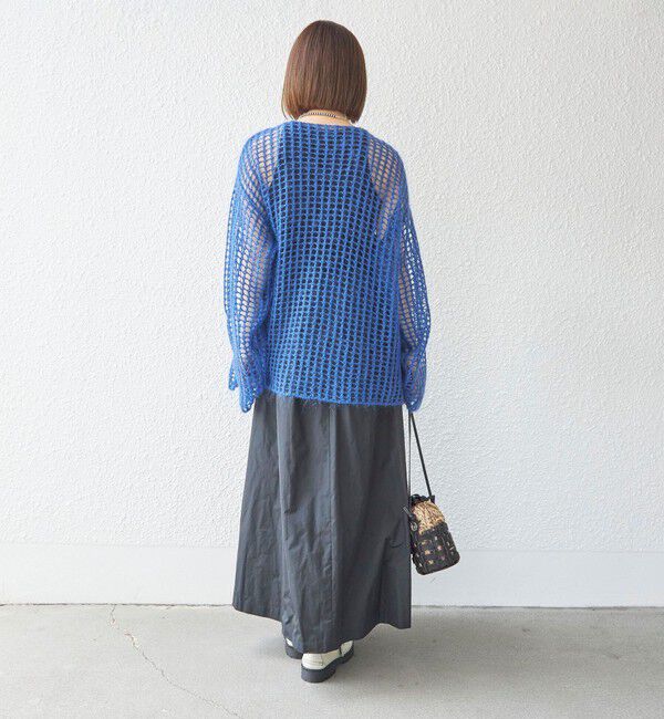 SHIPS for women「〈手洗い可能〉モヘヤ メッシュ プルオーバー◇」|ニット・セーター|