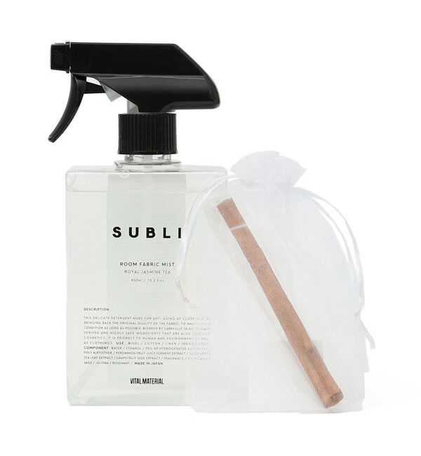 SHIPS Days「SUBLI:ROOM FABRIC MIST」|アロマ・ルームフレグランス|ホワイト系