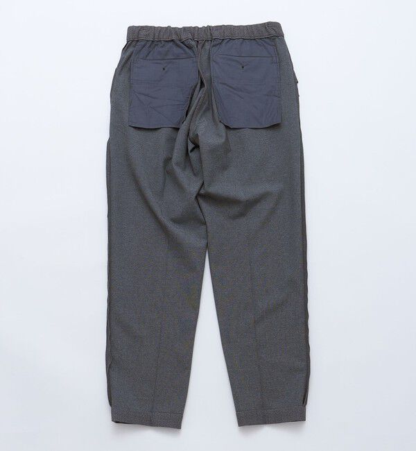 SHIPS「SHIPS: ツイード プリント ストレッチ イージー テーパード スラックス」|チノ|