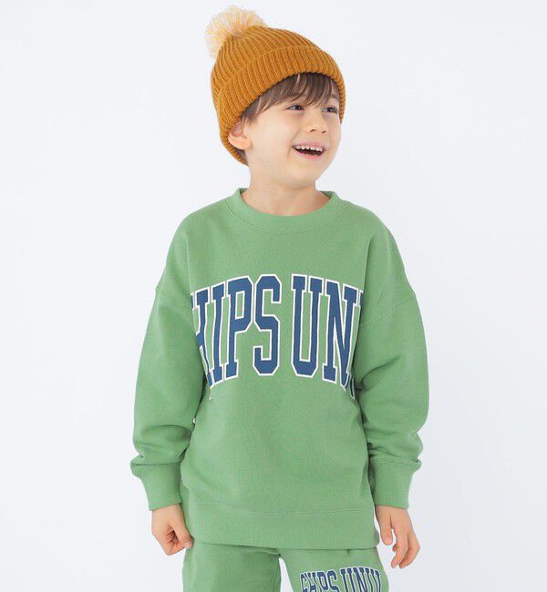 SHIPS KIDS「【SHIPS KIDS別注】RUSSELL ATHLETIC:100～130cm / スウェット」|スウェット・ジャージ|グリーン