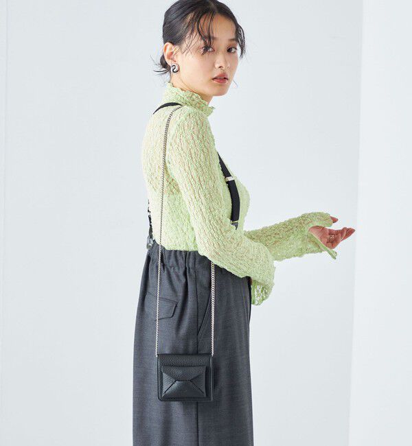 SHIPS for women「〈手洗い可能〉リンクル フラワー レース タートル 」|Tシャツ・カットソー|