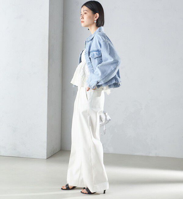 SHIPS for women「〈洗濯機可能〉クロップド デニム ジャケット 24SS ◇」|その他|