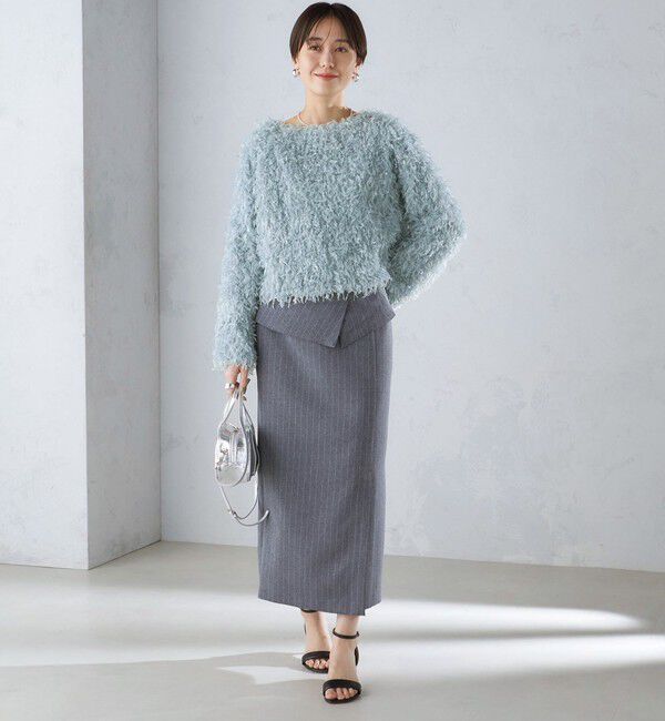 SHIPS for women「〈手洗い可能〉フェザー ヤーン プルオーバー 24SS ◇」|プルオーバー|