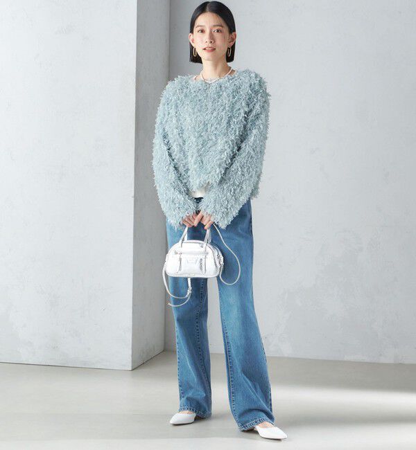 SHIPS for women「〈手洗い可能〉フェザー ヤーン プルオーバー 24SS ◇」|プルオーバー|