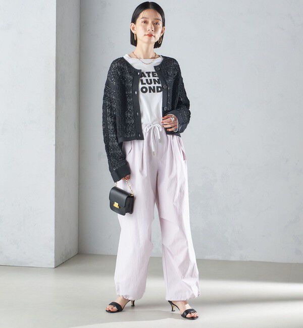 SHIPS for women「ローズ ペトール ロング スリーブ プリント TEE」|Tシャツ・カットソー|