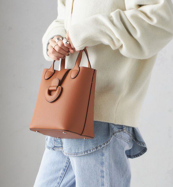 SHIPS for women「ミニ キューブ トート」|ショルダー・メッセンジャー|ブラウン