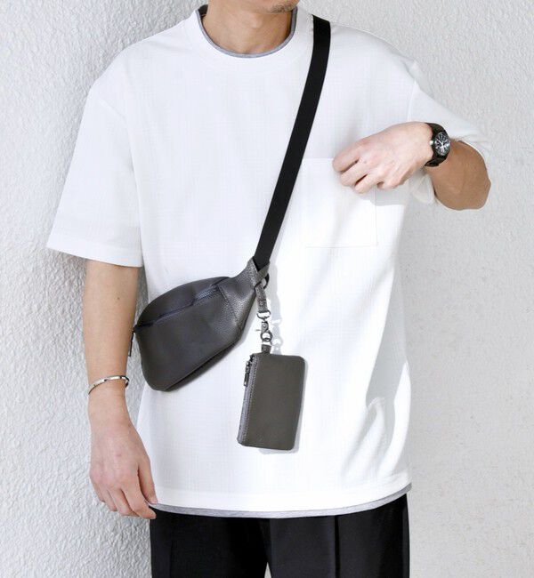 SHIPS any「【WEB限定】SHIPS any: ジャカード フェイクレイヤード ポケット Tシャツ◇」|Tシャツ・カットソー|