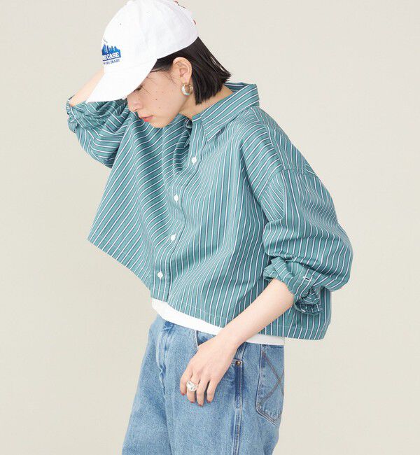 SHIPS for women「SHIPS NINE CASE:〈洗濯機可能〉ショート シャツ◇」|シャツ・ブラウス|