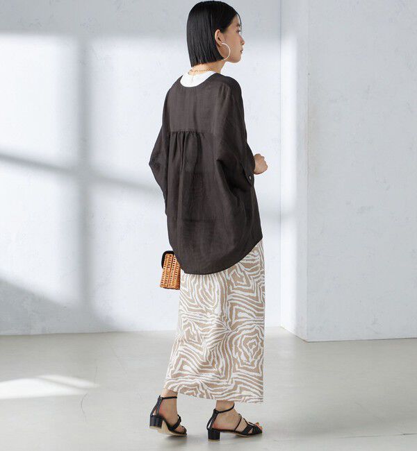 SHIPS for women「〈手洗い可能〉ゼブラ プリント マーメイド スカート ◇」|スカート|