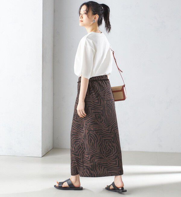 SHIPS for women「〈手洗い可能〉ゼブラ プリント マーメイド スカート ◇」|スカート|