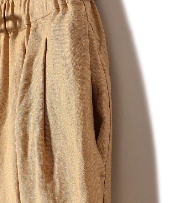 SHIPS for women「SHIPS Primary Navy Label:麻 レーヨン イージー パンツ」|その他|