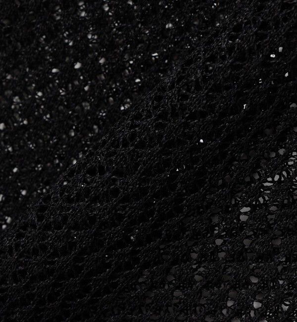 SHIPS for women「〈手洗い可能〉メッシュ編 半袖 ニット プルオーバー」|ニット・セーター|