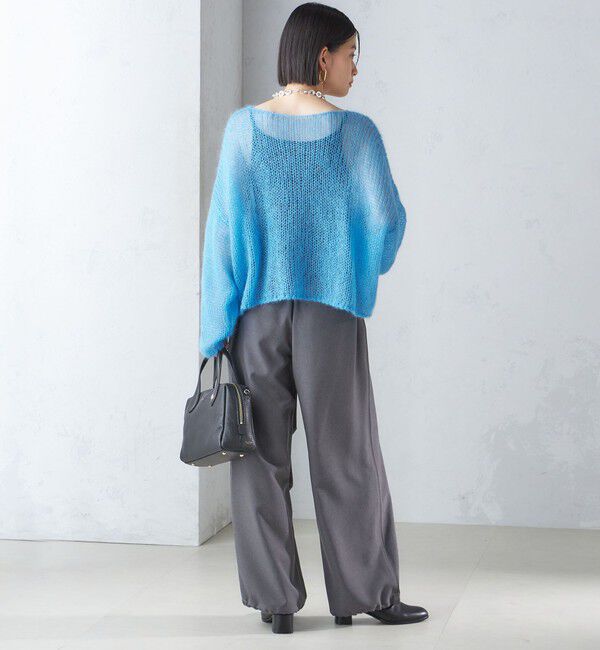 SHIPS for women「モヘヤ メッシュ プルオーバー」|ニット・セーター|