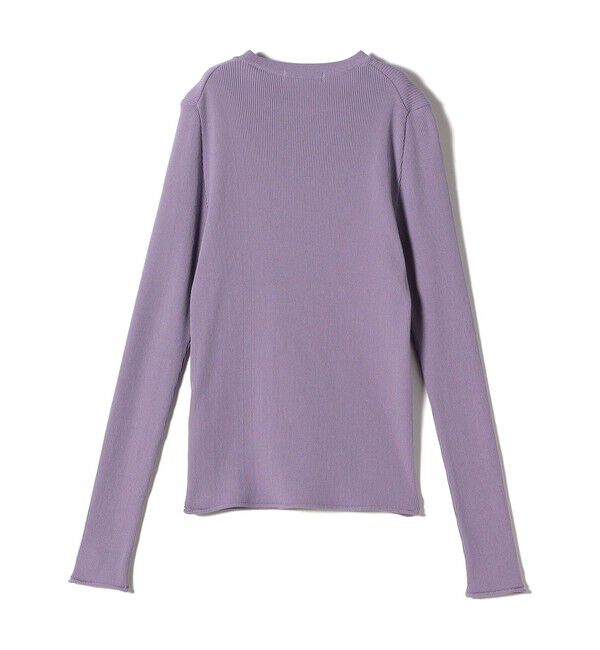 SHIPS for women「〈手洗い可能〉レーヨン ポリ リブ クルーネック プルオーバー」|ニット・セーター|