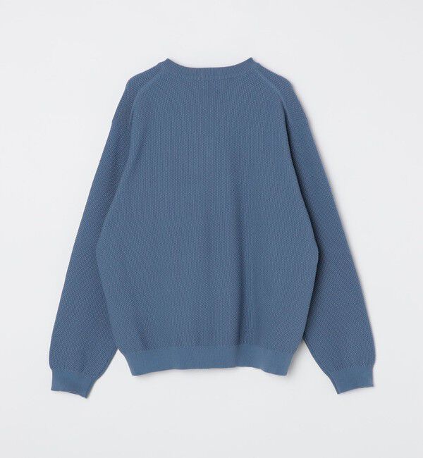 SHIPS「SHIPS:〈洗濯機可能〉SOLOTEX(R) コットン ピケ Vネック ニット」|ニット・セーター|