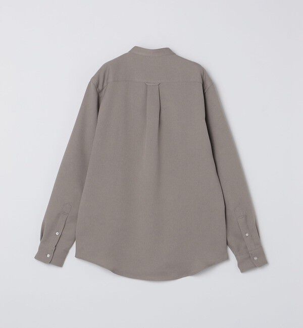 SHIPS Colors 「SHIPS Colors:〈洗濯機可能〉ウールライク バンドカラー シャツ」|シャツ・ブラウス|